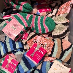 3 Pair Of Super Soft Slipper Socks Random Colors